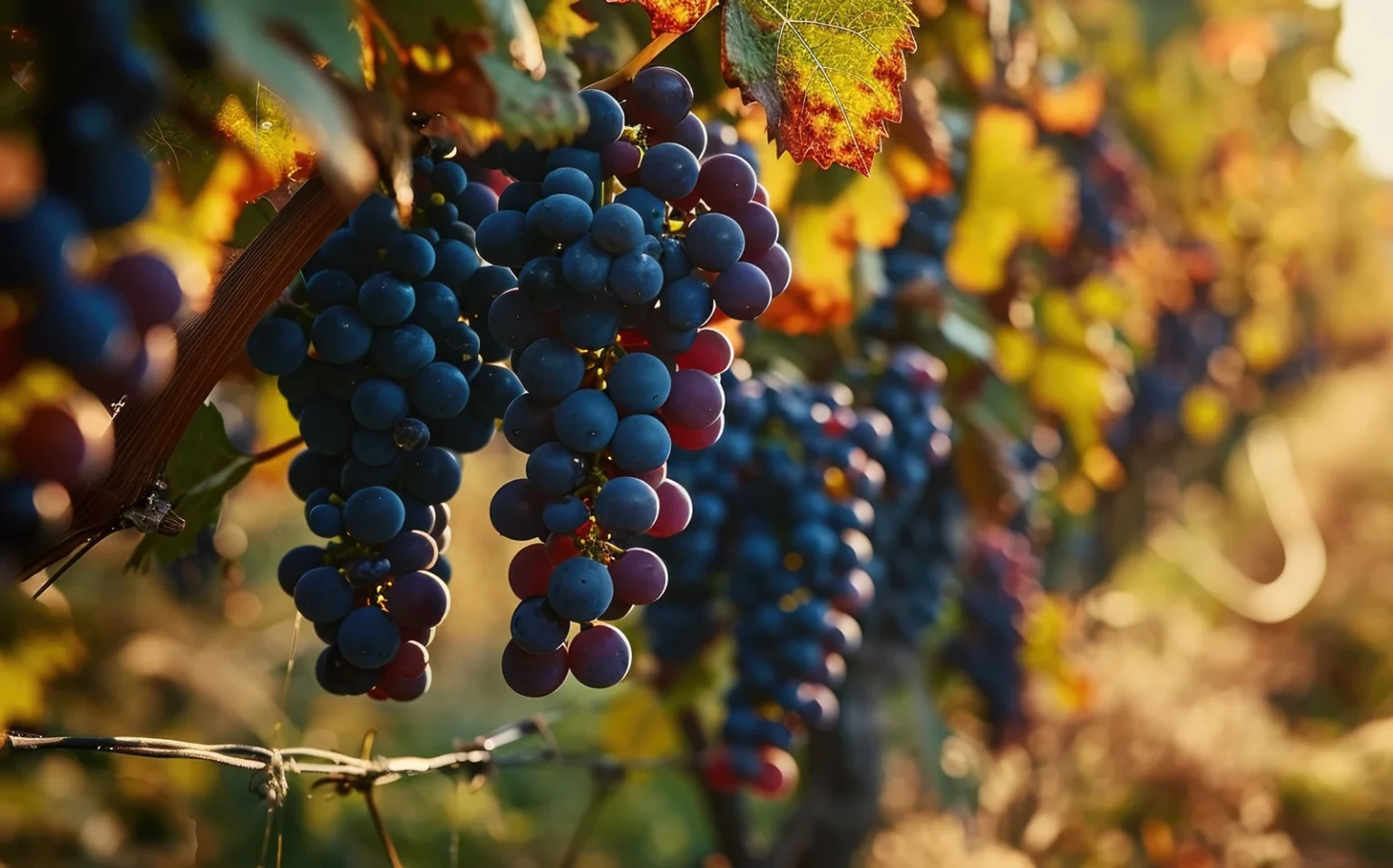 Grappe de raisin en gros plan